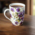 Chintz Purple Pansies Tea Mug w/ Infuser and Lid | NEW for 2024 - McIntosh Shop