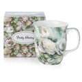 Chintz White Roses Java Mug - McIntosh Shop