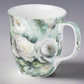 Chintz White Roses Java Mug - McIntosh Shop