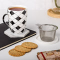 Criss Cross Tea Mug w/ Infuser and Lid - McIntosh Shop