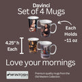 Davinci set of 4 Mugs - McIntosh Shop