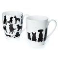 Dog Silhouette Mug Pair - McIntosh Shop