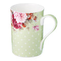 Dots & Roses Green Classico Mug - McIntosh Shop