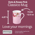 Dots & Roses Pink Classico Mug - McIntosh Shop