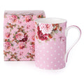 Dots & Roses Pink Classico Mug - McIntosh Shop