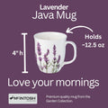 Garden Collection Lavender Java Mug - McIntosh Shop