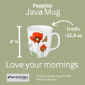 Garden Collection Poppies Java Mug - McIntosh Shop