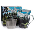 Harris Lake in Algonquin Park Tea Mug w/ Infuser and Lid - McIntosh Shop