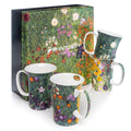 Klimt Flower Garden set of 4 Mugs - McIntosh Shop