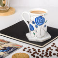 McIntosh Rose Blue Classico Mug - McIntosh Shop