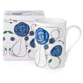 McIntosh Rose Blue Classico Mug - McIntosh Shop