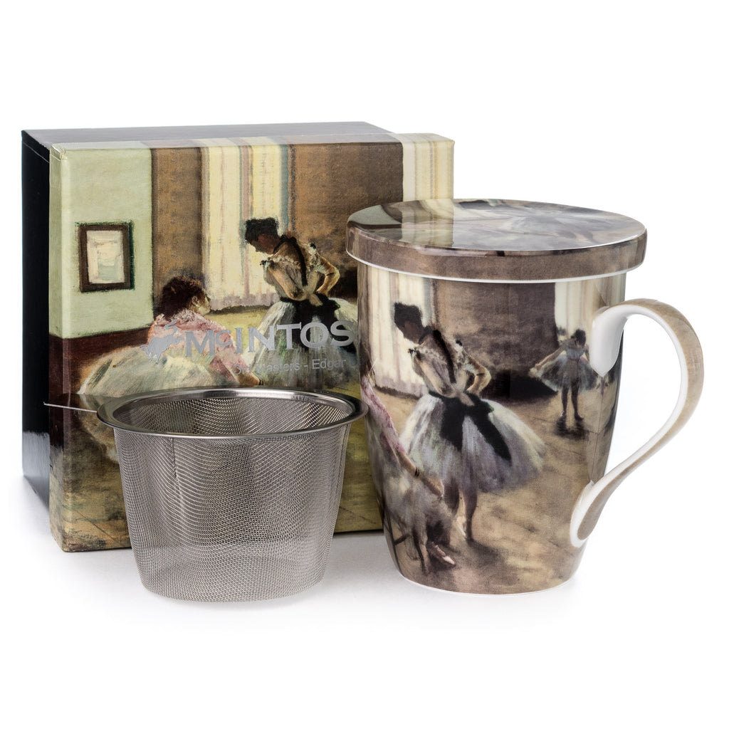Degas The Dance Lesson Tea Mug w/ Infuser and Lid