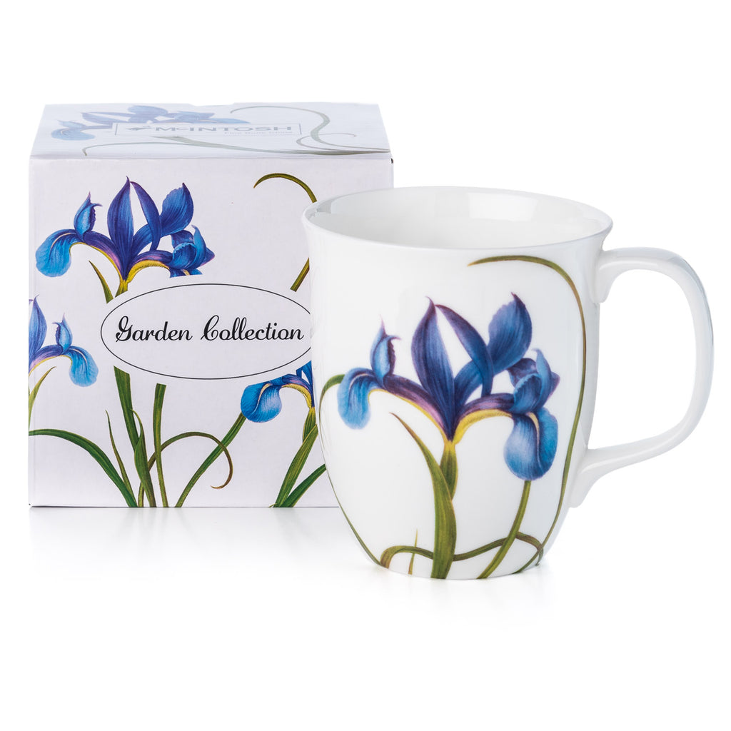Tasse java iris bleu, collection jardin