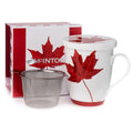 Memories of Canada Tea Mug W/Infuser and Lid