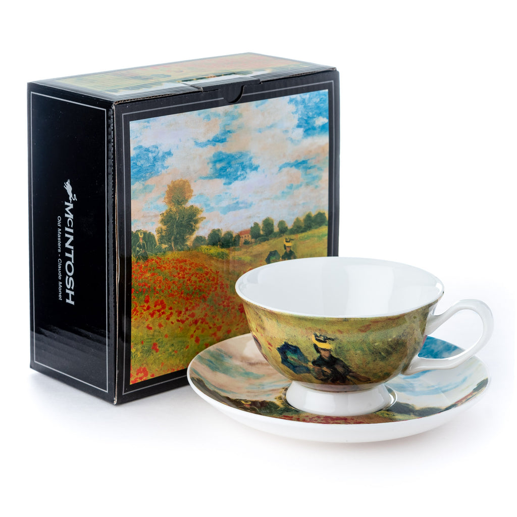Monet Poppies Cup & Saucer