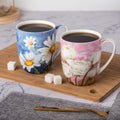 Morning Flowers Mug Pair