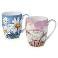 Morning Flowers Mug Pair