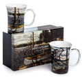 Thomson The Canoe/West Wind Mug Pair