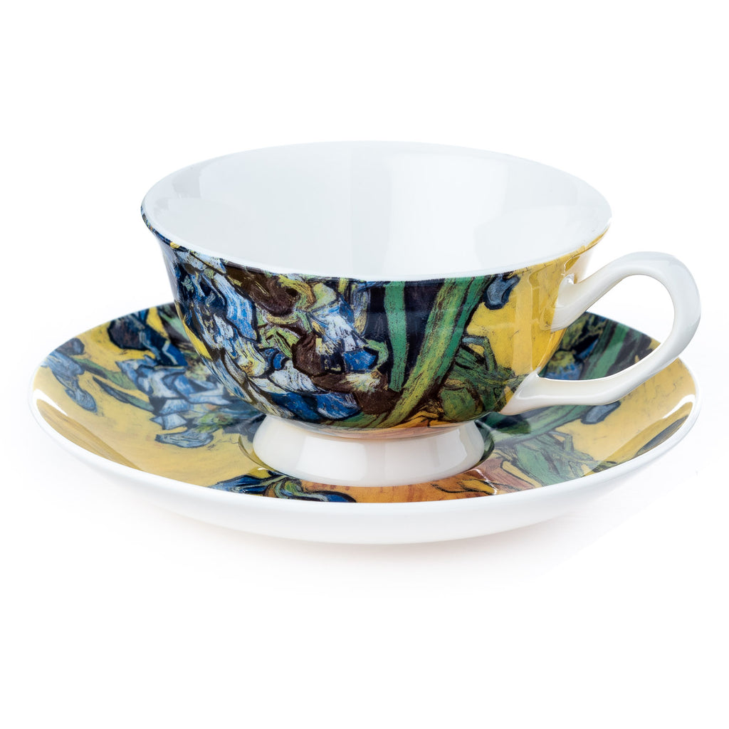 Van Gogh Irises Cup & Saucer
