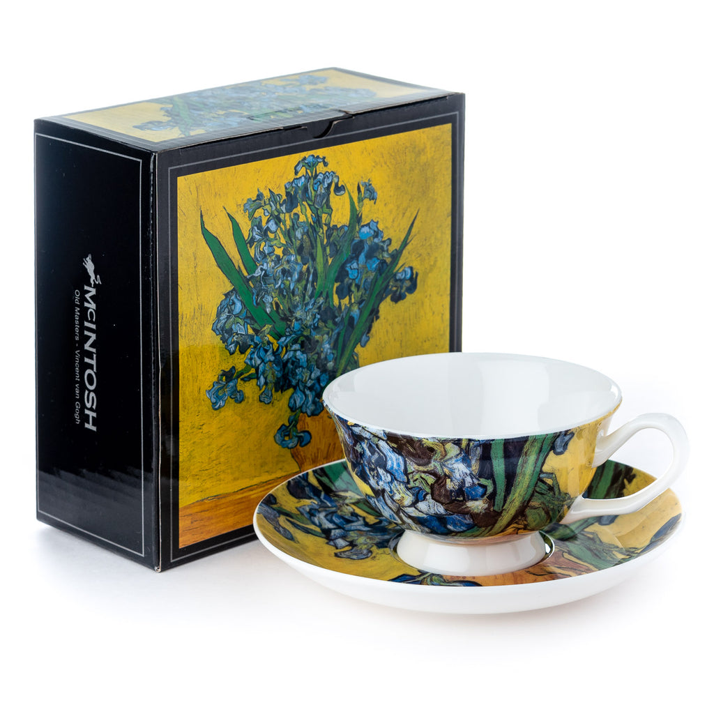 Tasse et soucoupe Les Iris de Van Gogh