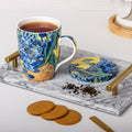 Tasse à thé Van Gogh Iris avec infuseur et couvercle