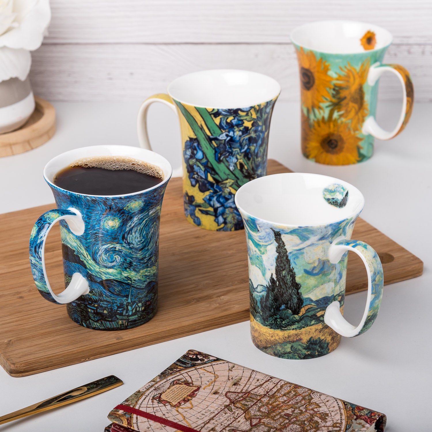 Van Gogh Set of Four Mugs