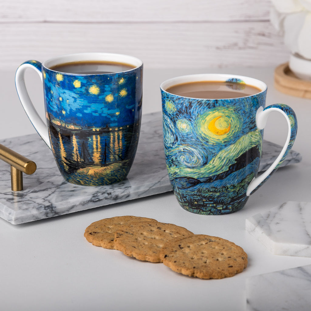 Paire de tasses Van Gogh Nuits étoilées