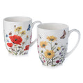 Paire de tasses Fleurs sauvages